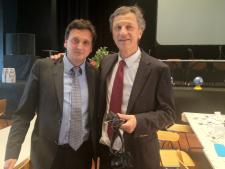 Daniel Guillemin (président de la LRF) et Dominique Blanc (président de l'ACVF)