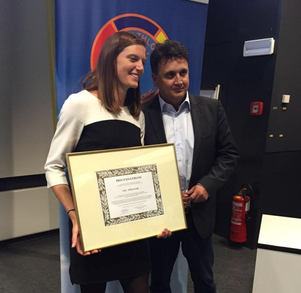 Lea Sprunger avec Daniel Guillemin